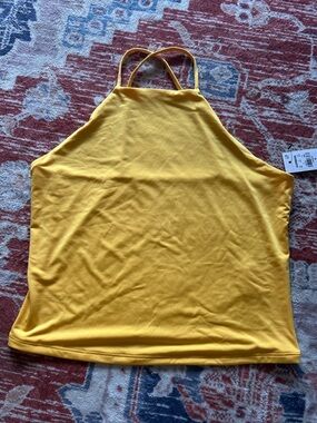 Express Yellow Halter Cami Top